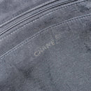 CHANEL Chain Shoulder Tote Bag Nylon Black Gold CC Auth 180433A-17
