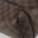 LOUIS VUITTON Damier Ebene Totally PM Tote Bag N41282 LV Auth 180448-16