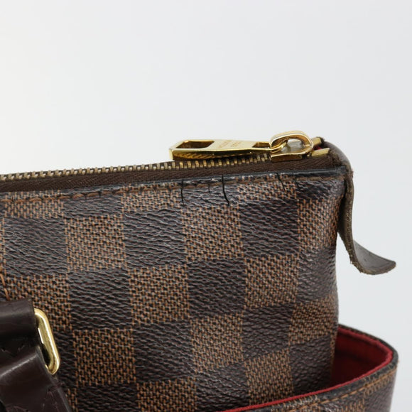 LOUIS VUITTON Damier Ebene Totally PM Tote Bag N41282 LV Auth 180448