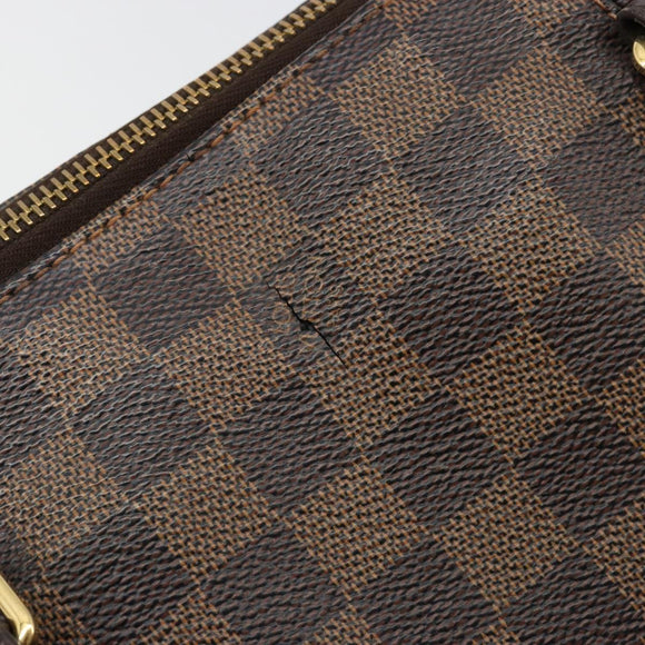 LOUIS VUITTON Damier Ebene Totally PM Tote Bag N41282 LV Auth 180448