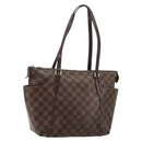 LOUIS VUITTON Damier Ebene Totally PM Tote Bag N41282 LV Auth 180448-1
