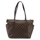 LOUIS VUITTON Damier Ebene Totally PM Tote Bag N41282 LV Auth 180448-2