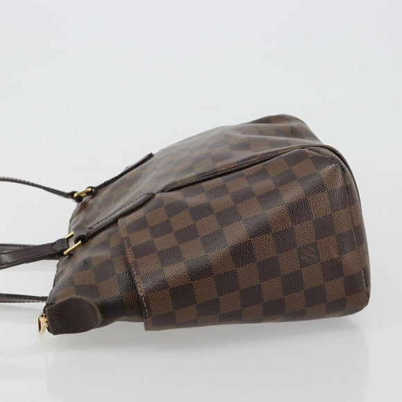 LOUIS VUITTON Damier Ebene Totally PM Tote Bag N41282 LV Auth 180448