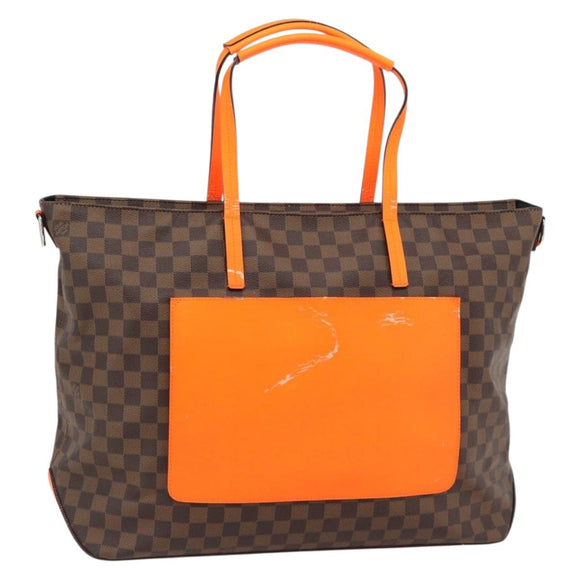LOUIS VUITTON Damier Challenge Cabas Tote Bag N41243 LV Auth 180450