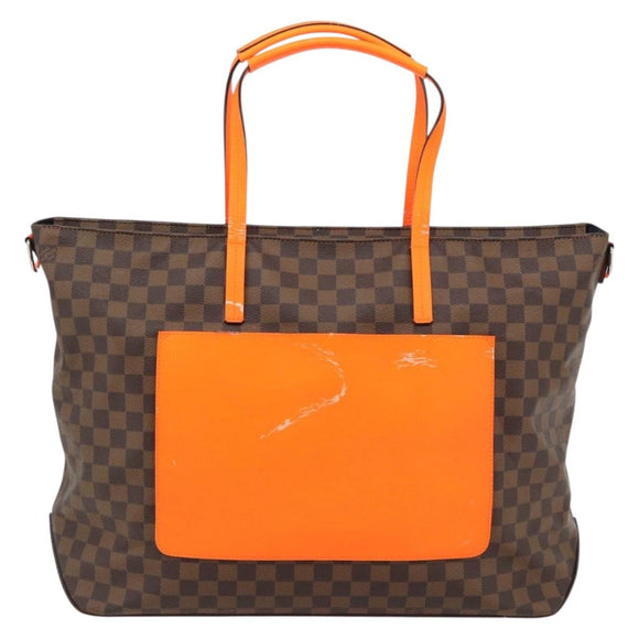 LOUIS VUITTON Damier Challenge Cabas Tote Bag N41243 LV Auth 180450