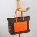 LOUIS VUITTON Damier Challenge Cabas Tote Bag N41243 LV Auth 180450-22