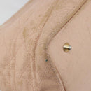Christian Dior Canage Panarea Tote Bag beschichtete Leinwand Rosa Gold Auth 180459-13