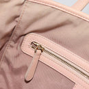 Christian Dior Canage Panarea Tote Bag beschichtete Leinwand Rosa Gold Auth 180459-21
