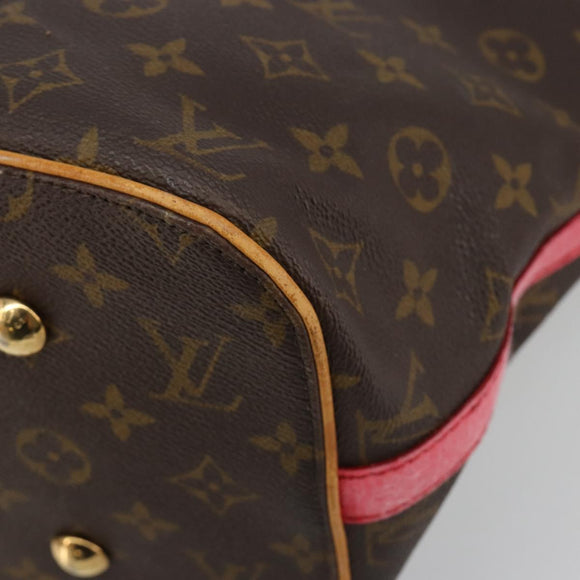 LOUIS VUITTON Monogram Ruby Neo Bucket Tote Bag Red M95613 LV Auth 180461