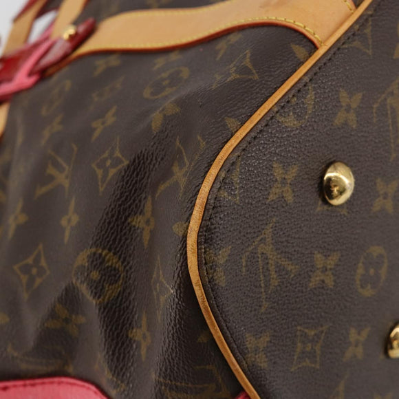 LOUIS VUITTON Monogram Ruby Neo Bucket Tote Bag Red M95613 LV Auth 180461