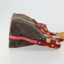 LOUIS VUITTON Monogram Ruby Neo Bucket Tote Bag Red M95613 LV Auth 180461-3