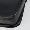 GUCCI Shoulder Bag Leather Black Silver Auth 180462-12