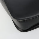 GUCCI Shoulder Bag Leather Black Silver Auth 180462-13