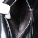 GUCCI Shoulder Bag Leather Black Silver Auth 180462-22