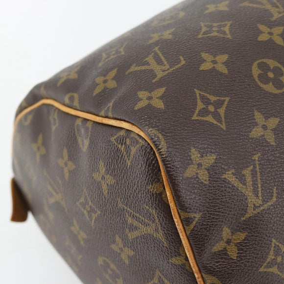 LOUIS VUITTON Monogram Speedy 30 Hand Bag M41526 LV Auth 180468
