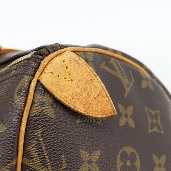 LOUIS VUITTON Monogram Speedy 30 Hand Bag M41526 LV Auth 180468