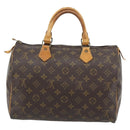 LOUIS VUITTON Monogram Speedy 30 Hand Bag M41526 LV Auth 180468-2