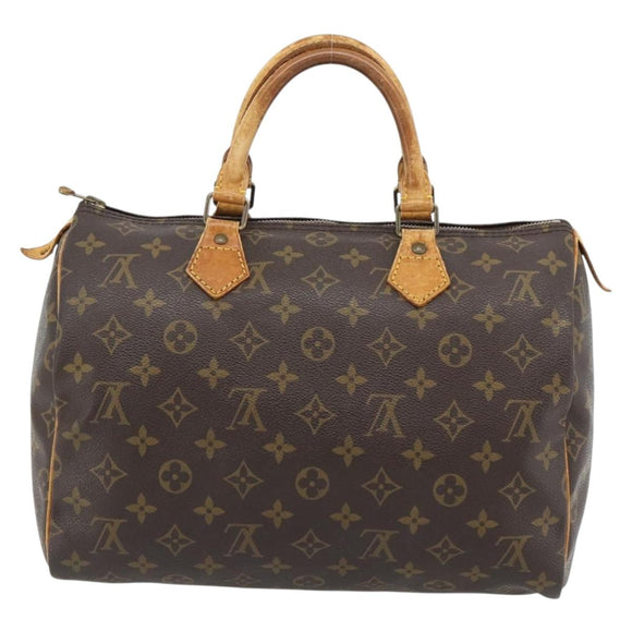 LOUIS VUITTON Monogram Speedy 30 Hand Bag M41526 LV Auth 180468