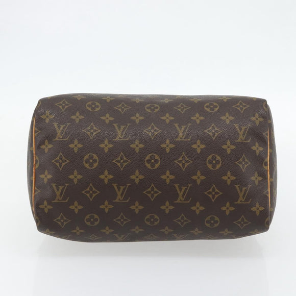 LOUIS VUITTON Monogram Speedy 30 Hand Bag M41526 LV Auth 180468