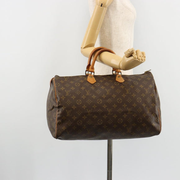 LOUIS VUITTON Monogram Speedy 40 Hand Bag M41522 LV Auth 180470A