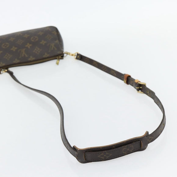 LOUIS VUITTON Monogram Pochette Accessoires Beutel M51980 LV Auth 180472