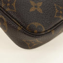 LOUIS VUITTON Monogram Mini Pochette Accessoires Pouch N41667 LV Auth 180474V-15