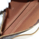 LOUIS VUITTON Monogram Mini Pochette Accessoires Pouch N41667 LV Auth 180474V-9