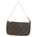 LOUIS VUITTON Monogram Mini Pochette Accessoires Pouch N41667 LV Auth 180474V-13