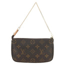 LOUIS VUITTON Monogram Mini Pochette Accessoires Pouch N41667 LV Auth 180474V-2