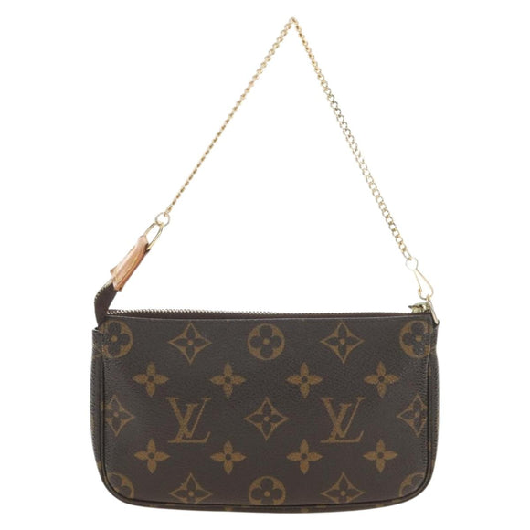 LOUIS VUITTON Monogram Mini Pochette Accessoires Pouch N41667 LV Auth 180474V