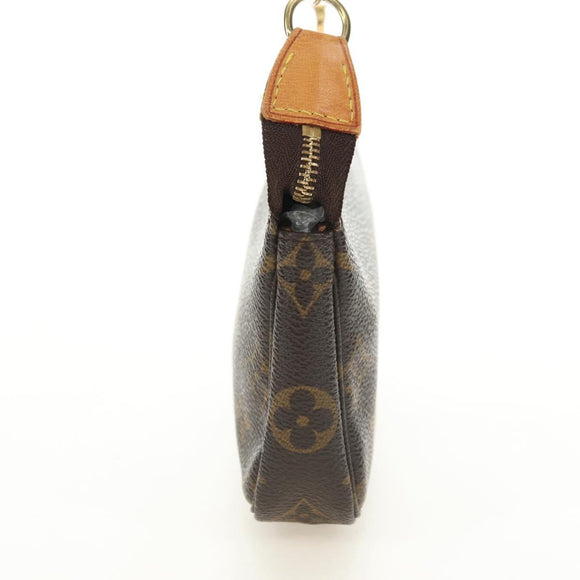 LOUIS VUITTON Monogram Mini Pochette Accessoires Pouch N41667 LV Auth 180474V