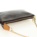 LOUIS VUITTON Monogram Mini Pochette Accessoires Pouch N41667 LV Auth 180474V-6