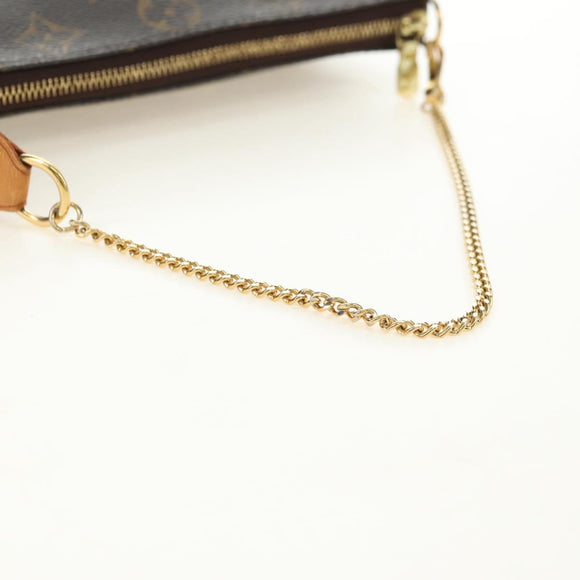 LOUIS VUITTON Monogram Mini Pochette Accessoires Pouch N41667 LV Auth 180474V