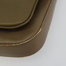 GIVENCHY Umhängetasche Leder Grün Gold Auth 180485-9