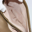 GIVENCHY Umhängetasche Leder Grün Gold Auth 180485-24