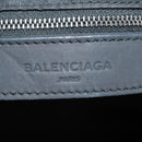 BALENCIAGA The City Hand Bag Nylon 2way Black 115748 Auth 180488SAM-19