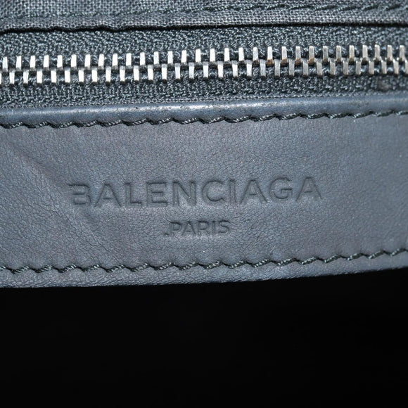 BALENCIAGA The City Hand Bag Nylon 2way Black 115748 Auth 180488SAM