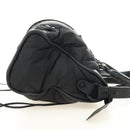 BALENCIAGA The City Hand Bag Nylon 2way Black 115748 Auth 180488SAM-4