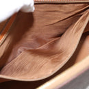 CELINE Macadam Canvas Handtas PVC Leer 2way Bruin Goud Auth 180489A-24