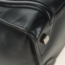 CELINE Luggage Mini Handtasche Leder Schwarz Silber Auth 180490SAM-10