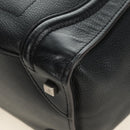 CELINE Luggage Mini Handtasche Leder Schwarz Silber Auth 180490SAM-11