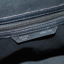 CELINE Luggage Mini Handtasche Leder Schwarz Silber Auth 180490SAM-17