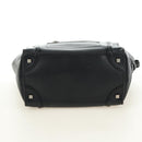 CELINE Luggage Mini Handtasche Leder Schwarz Silber Auth 180490SAM-9