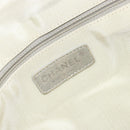 CHANEL COCO Markenkette Umhängetasche Denim Schwarz Silber CC Auth 180492SAV-15