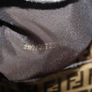 FENDI Zucchino Canvas Mamma Baguette Bag Coated Canvas Beige Gold Auth 180493SAV-11