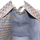CELINE Macadam Canvas Draagtas PVC Leer Zwart Goud Auth 180495A-19