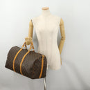 LOUIS VUITTON Monogram Keepall Bandouliere 50 Boston Bag M41416 LV Auth 180498-21
