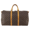 LOUIS VUITTON Monogram Keepall Bandouliere 50 Boston Bag M41416 LV Auth 180498-13