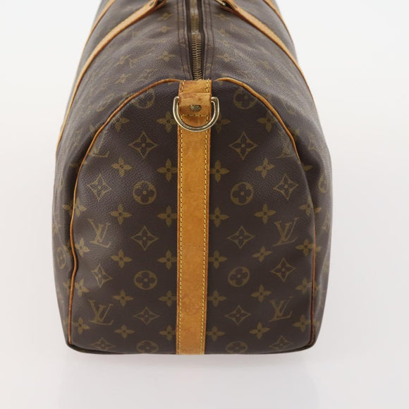 LOUIS VUITTON Monogram Keepall Bandouliere 50 Boston Bag M41416 LV Auth 180498