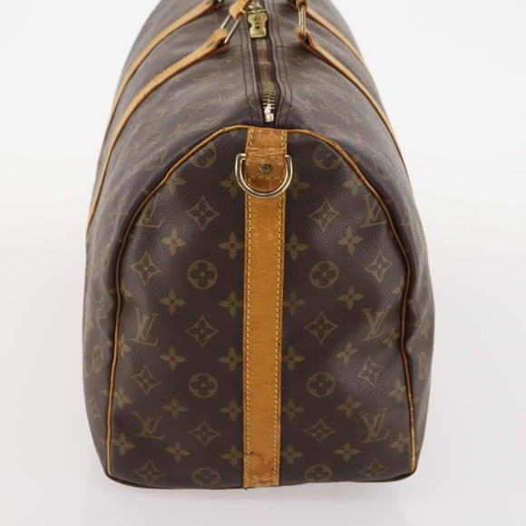 LOUIS VUITTON Monogram Keepall Bandouliere 50 Boston Bag M41416 LV Auth 180498